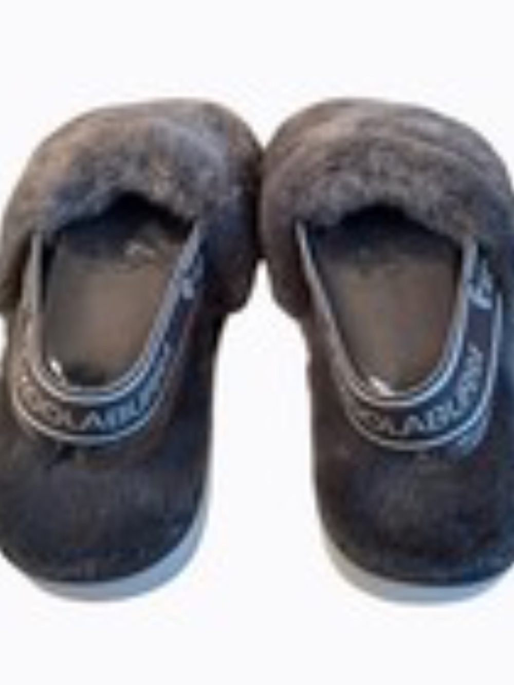 Ugg Girls Fuzz'n Gray Slides‎ Size 13 Toddler Sandals - Picture 7 of 8
